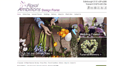 Desktop Screenshot of floralambitions.co.uk